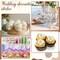 1000 Pcs Hugs and Kisses from The New Mr and Mrs Wedding Stickers, Chocolate Drops Labels Stickers Candy Stickers 0.75 Inch for Weddings Engagement Party Favors Decorations (White,Basic)